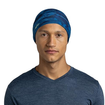 Buff neck gaiter cobalt packable design ready for travel