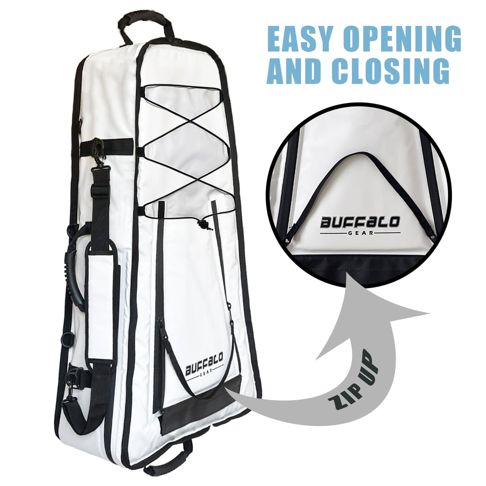 Buffalo Gear easy-clean design simplifies rinse and wipe-down.