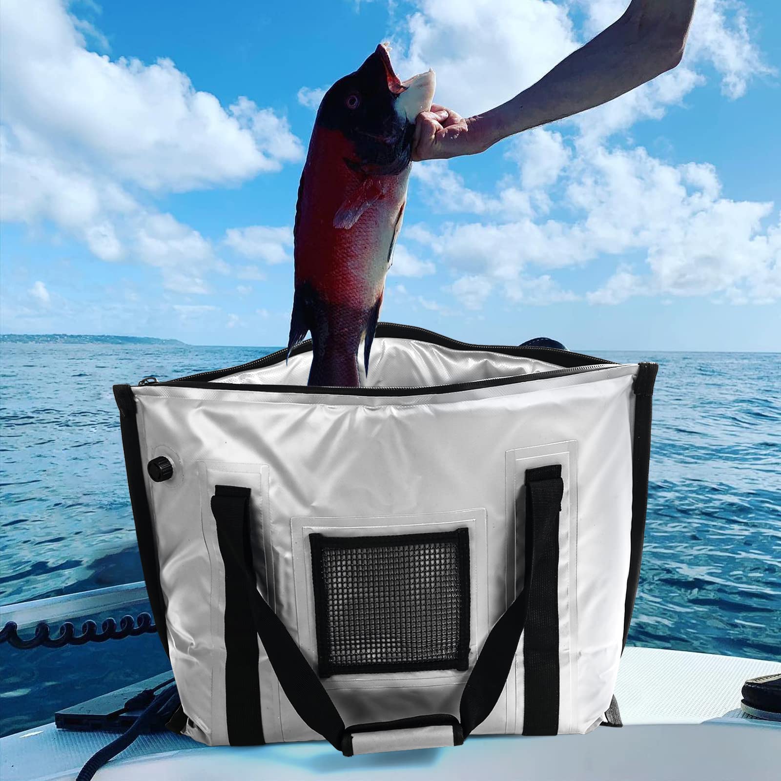 Buffalo Gear flat bottom design provides stable standing on deck.