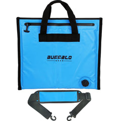 Buffalo Gear insulated fishing bait bag blue 20x18 inch
