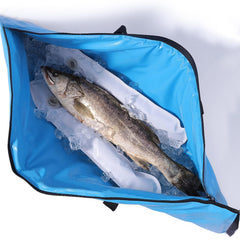 Buffalo Gear monster leakproof bag interior tarpaulin keeps contents dry and fresh.