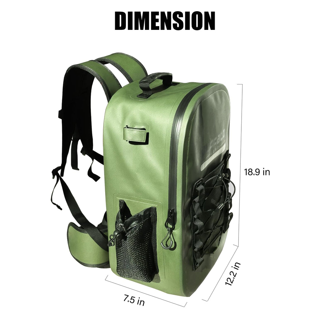 Adjustable Velcro side panels for securing fishing rods