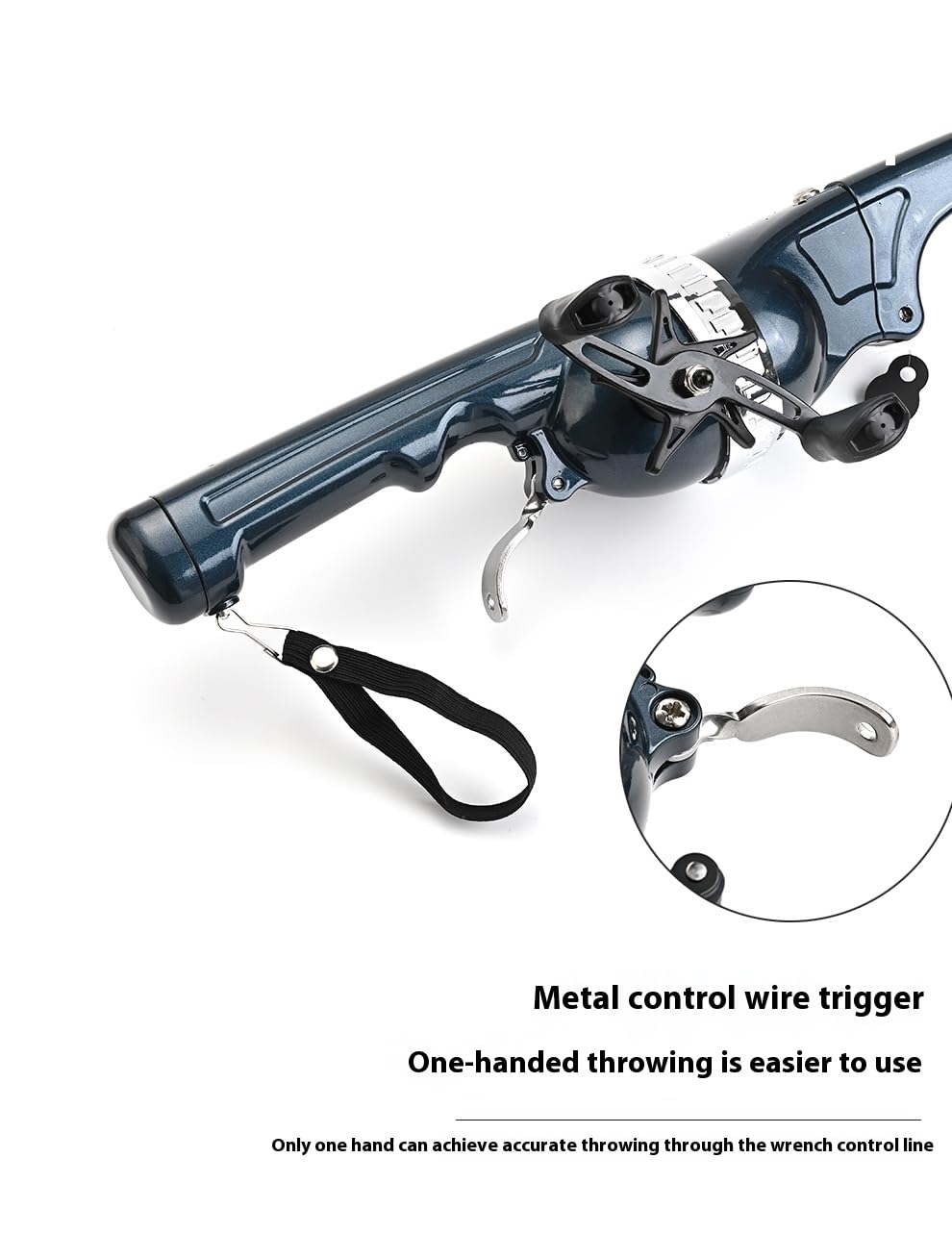 Built-in reel system for the integrated fishing rod