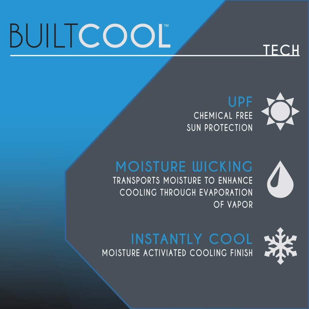 BUILTCOOL adjustable cord lock for secure, versatile fit.