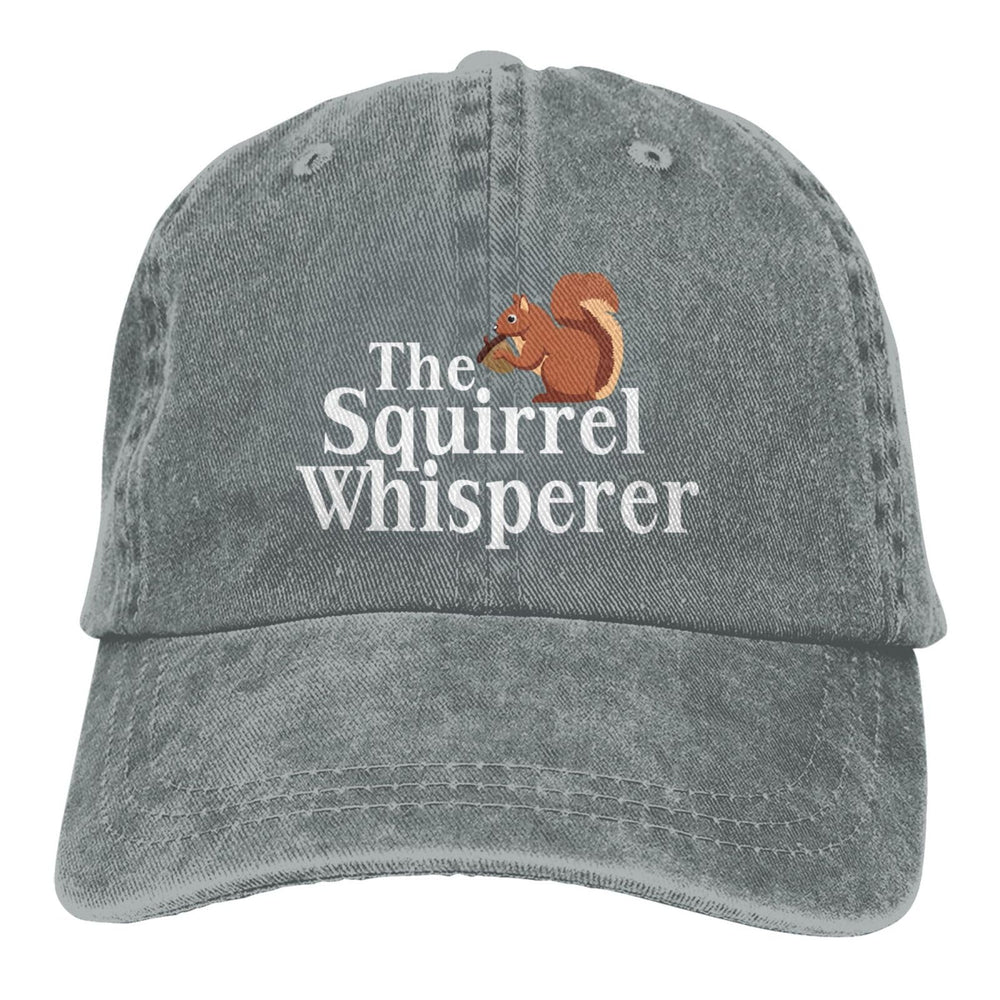 BUINGBFG Squirrel Whisperer Hat gray color adds versatile seasonal styling