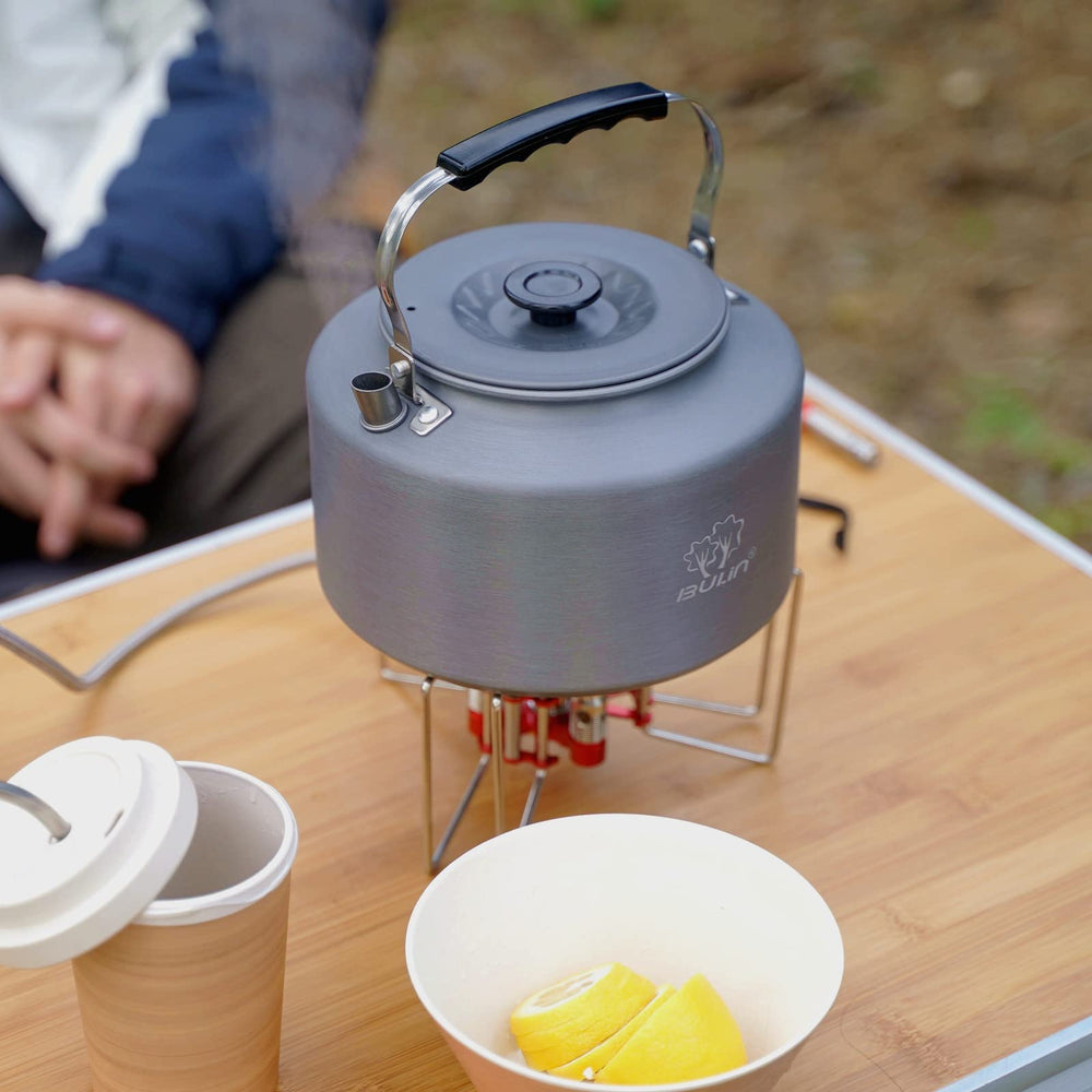Bulin Camping Kettle durable construction built for rugged outdoors.