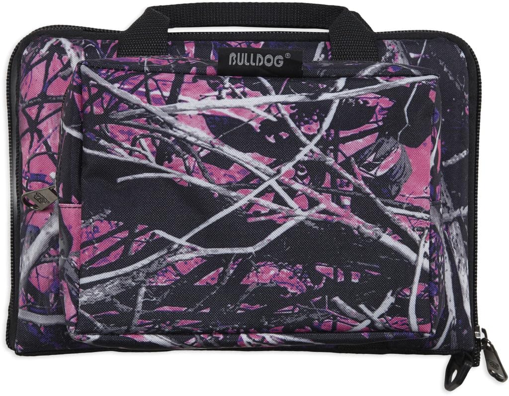 Bulldog Cases Mini Muddy Girl range bag in camo with water-resistant nylon for range gear