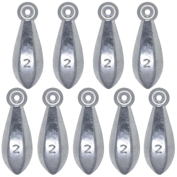 Bullet fishing weights 1oz