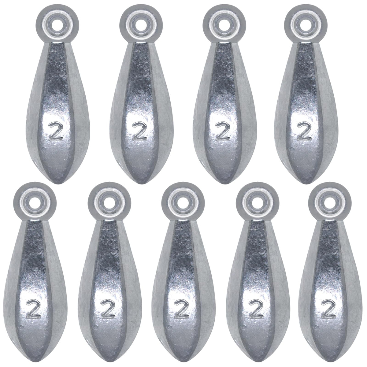 Bullet fishing weights 1oz
