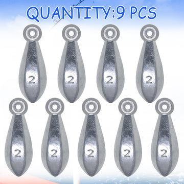 Bullet fishing weights 3oz