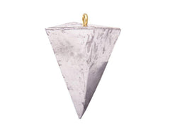 Bullet Weights PY800 pyramid-sinker-8oz in multicolored finish, helps keep your surf rig in place.