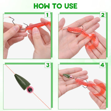 Packaging with 40pcs bullet weights