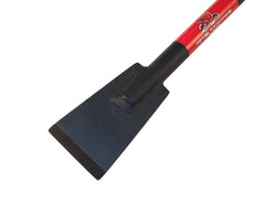 Bully Tools 68-inch bar in use, showcasing leverage for breaking ground and loosening roots.
