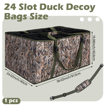Bulyoou duck decoy bag adjustable dividers for flexible storage.