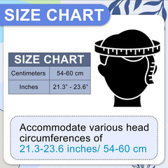 Bulyoou 27-inch hands-free umbrella hat in blue color