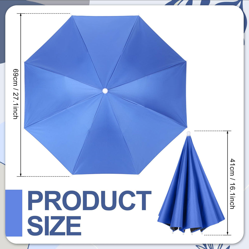 Bulyoou 27-inch hands-free umbrella hat in camouflage color