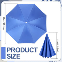 Bulyoou 27-inch hands-free umbrella hat in camouflage color