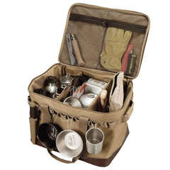 Bundok BD-911 gear case folded for compact storage.