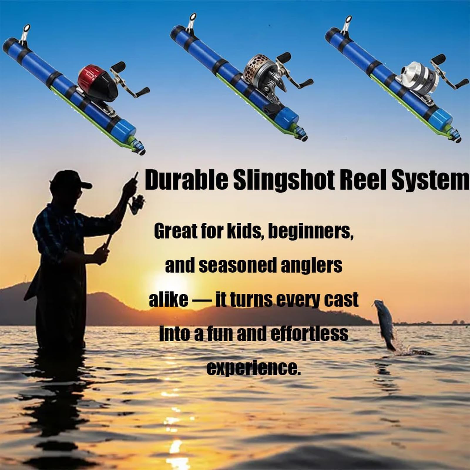 Durable alloy construction from Bunoju for saltwater and freshwater use.