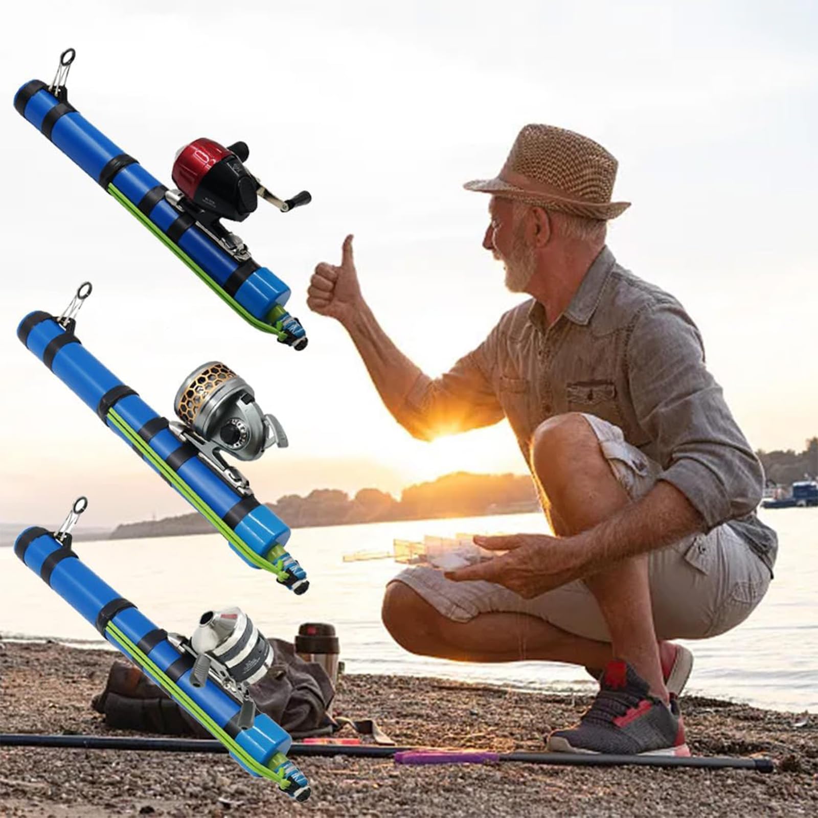Easy-to-use catapult rod allows beginners to start quickly.