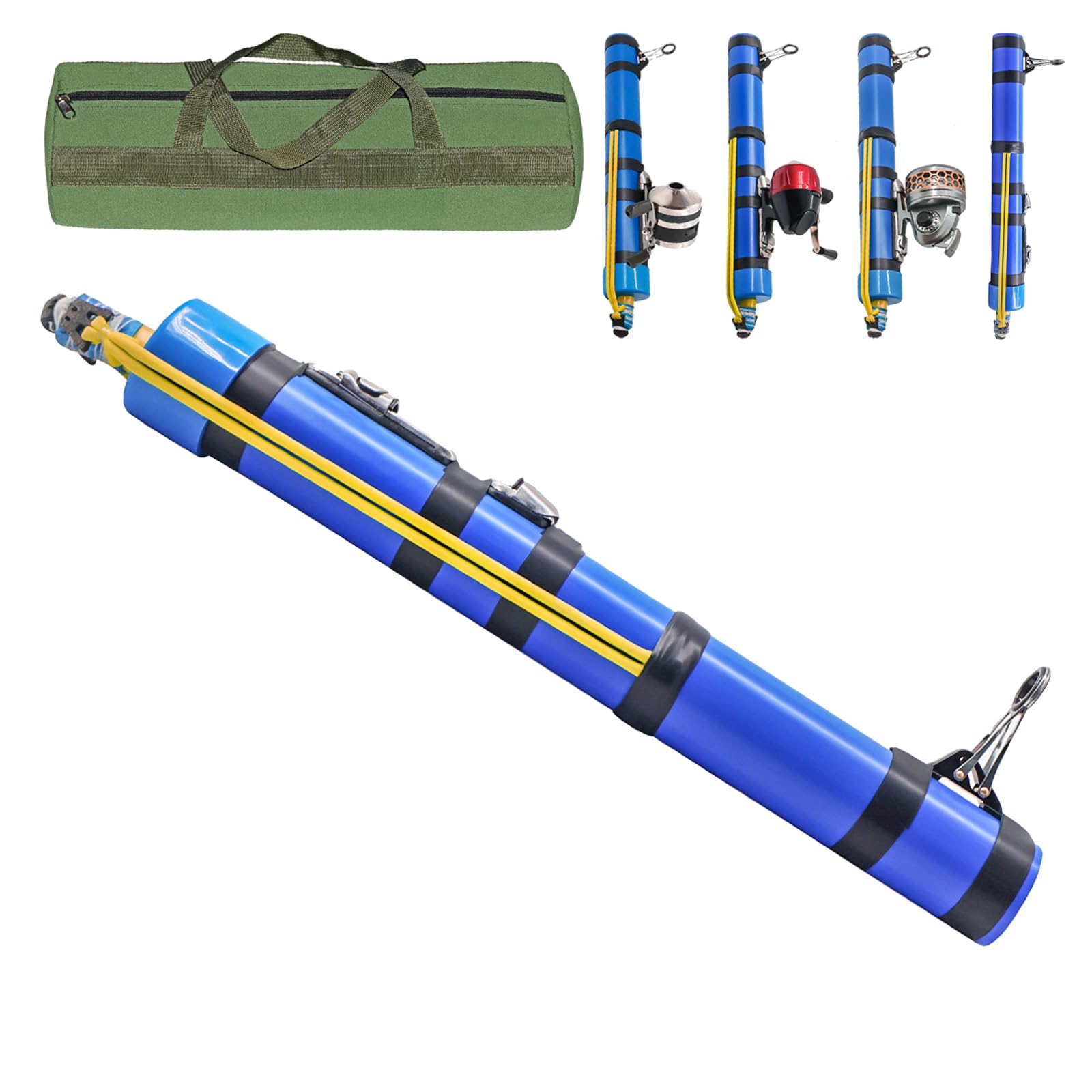 Bunoju Fishing Catapult Rod in a compact design for travel-friendly fishing.