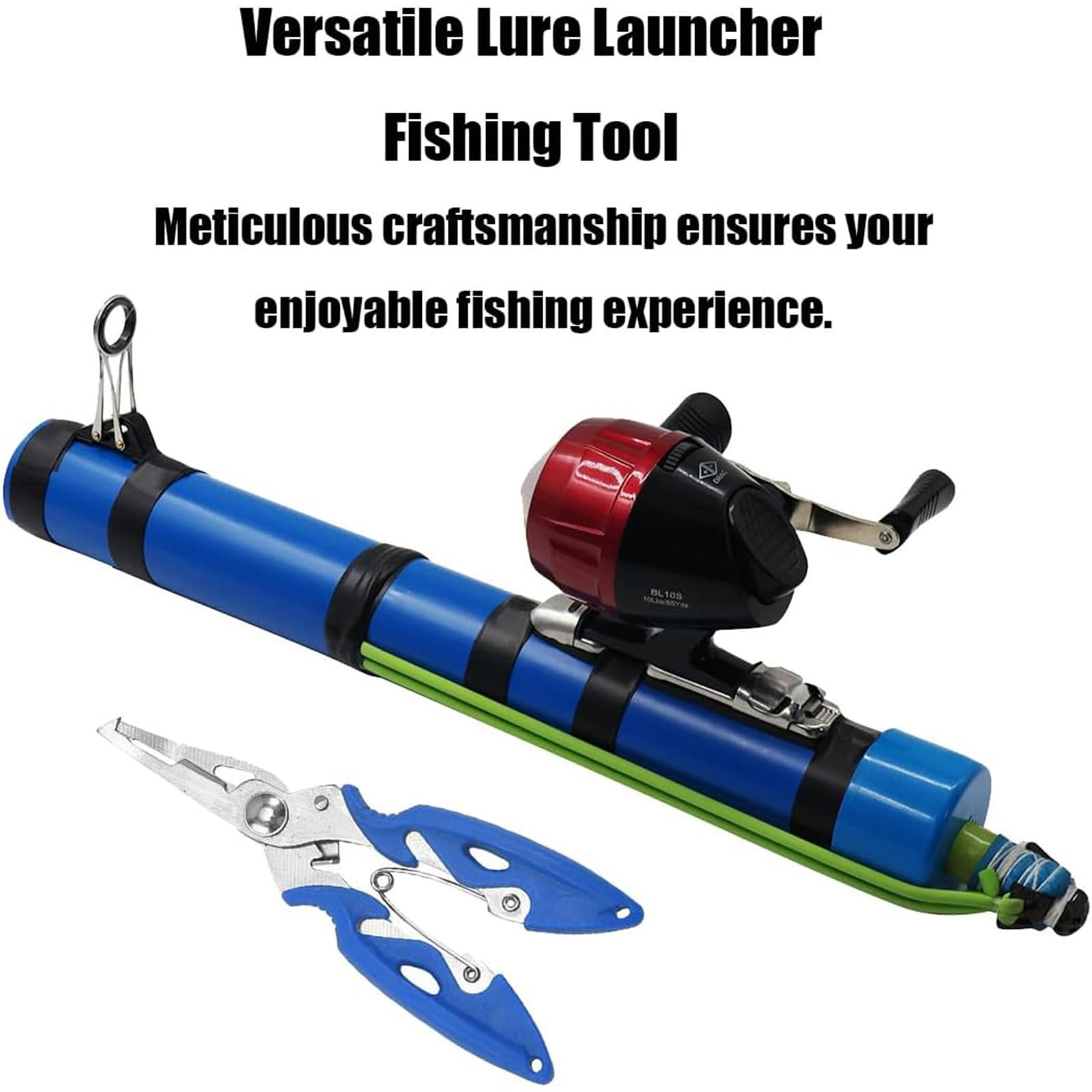 Bunoju Fishing Catapult Rod compact travel design supports on-the-go fishing