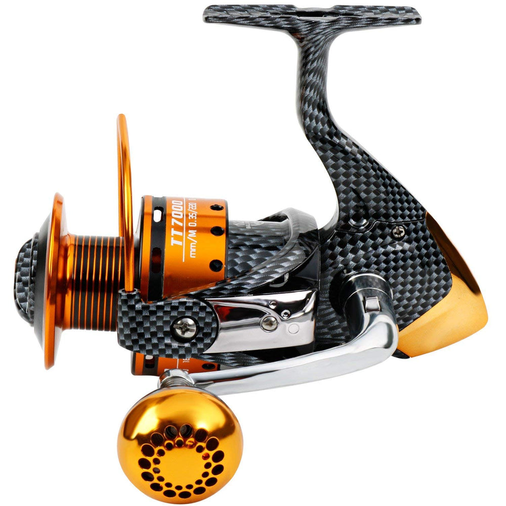 Burning Shark reel ready for saltwater and freshwater adventures