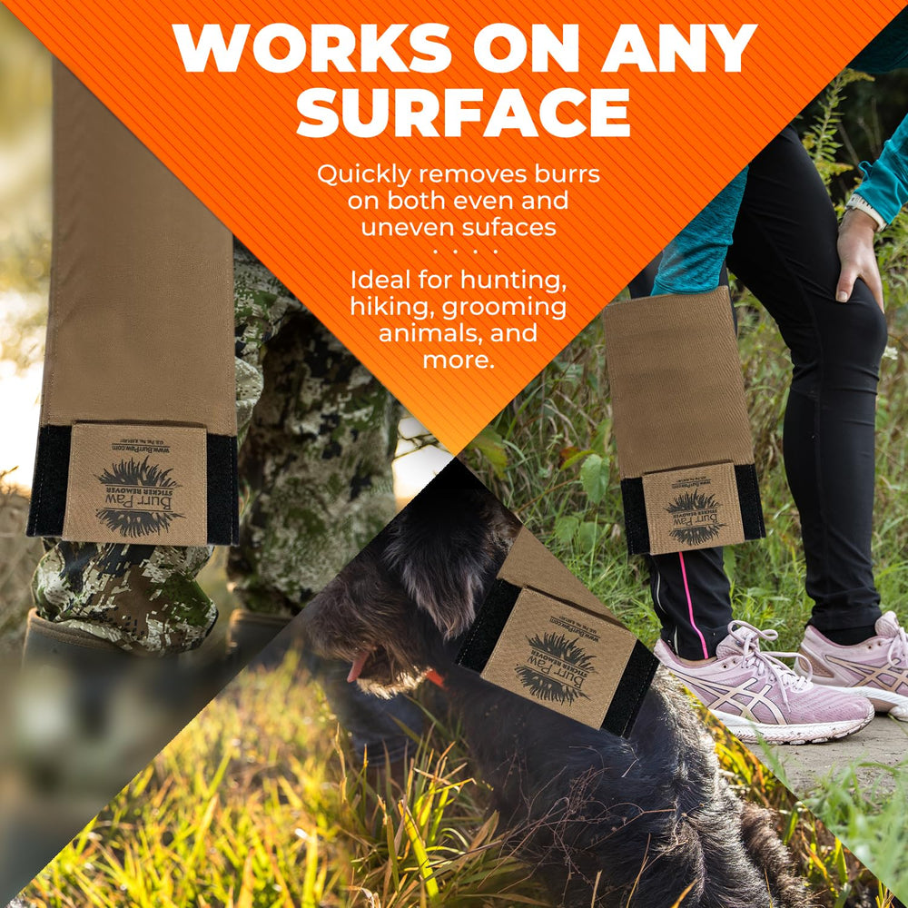 Burr Paw tool close-up highlights non-abrasive edge protecting fabric.