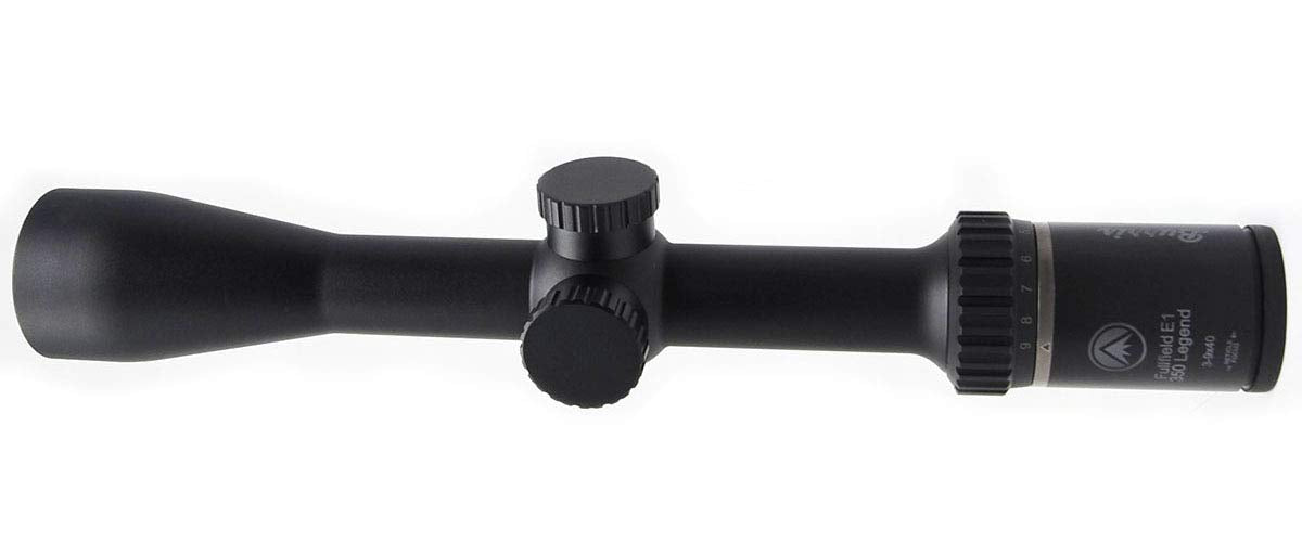 Burris Fullfield E1 3-9x40mm Ballistic Plex reticle supports quick holdovers for field shots.