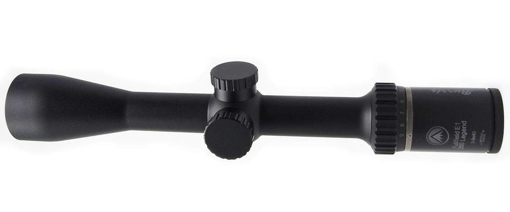 Burris Fullfield E1 3-9x40mm Ballistic Plex reticle supports quick holdovers for field shots.