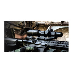 Burris optics scope accessories display showcasing versatile Burris scopes for various setups.