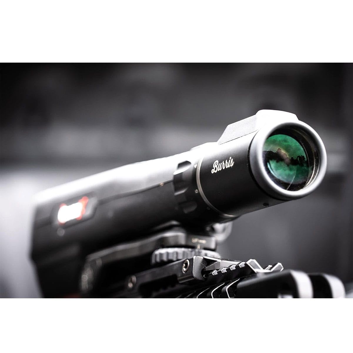 Burris OracleX angle compensation uses inclinometer for steep-shot accuracy.