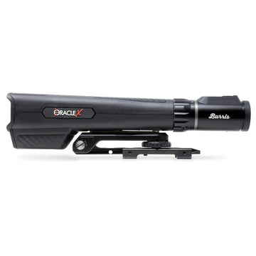 Burris OracleX built-in rangefinder captures distance hands-free for precision.