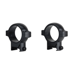 Burris Signature Zee 30mm high matte rings mounted for solid, repeatable accuracy