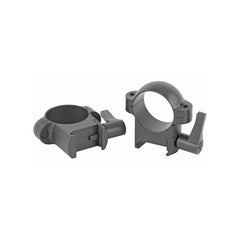 Burris Zee rings closeup shows solid steel construction for precise, durable optic mounting.