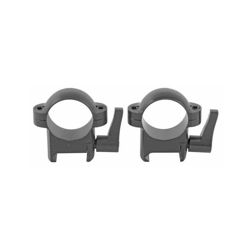 Burris Zee rings quick detach view demonstrates fast, secure optic attachment.