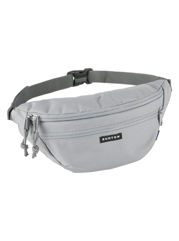 Burton 3L Hip Pack Sharkskin front view, ideal for hands-free daily carry.