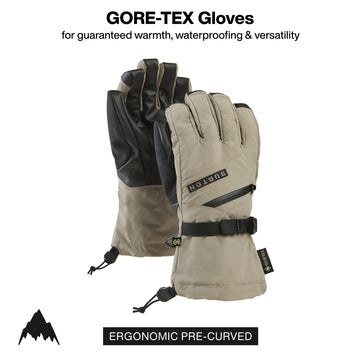 Burton Women’s Gore-Tex Gloves removable liner highlighting customizable layering for varying conditions.