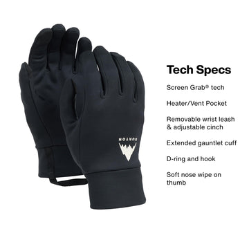 Burton Women’s Gore-Tex Gloves touchscreen control demonstrating seamless phone use on the hill.