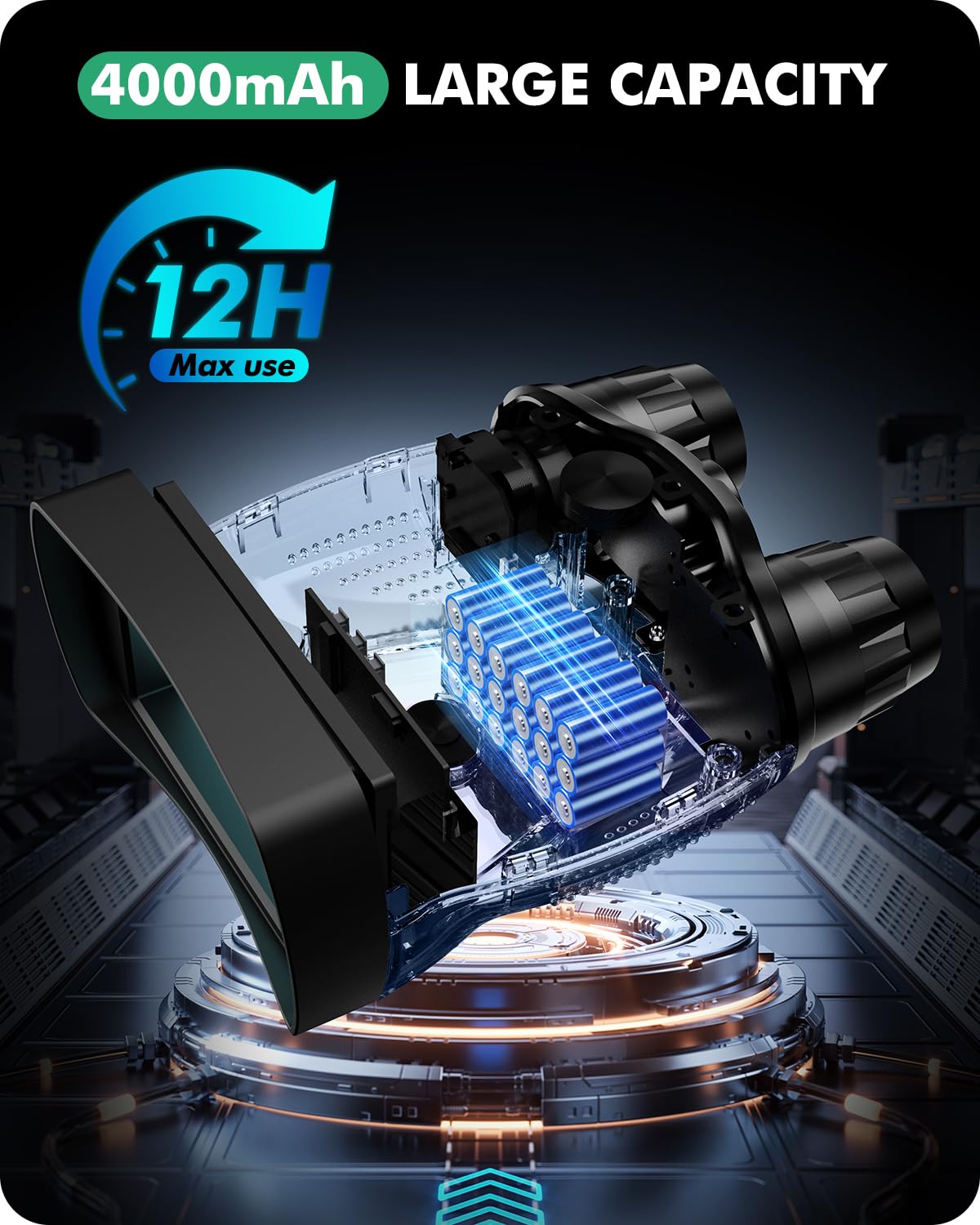 BUSHBINOC night vision goggles 4K video with sound for immersive footage
