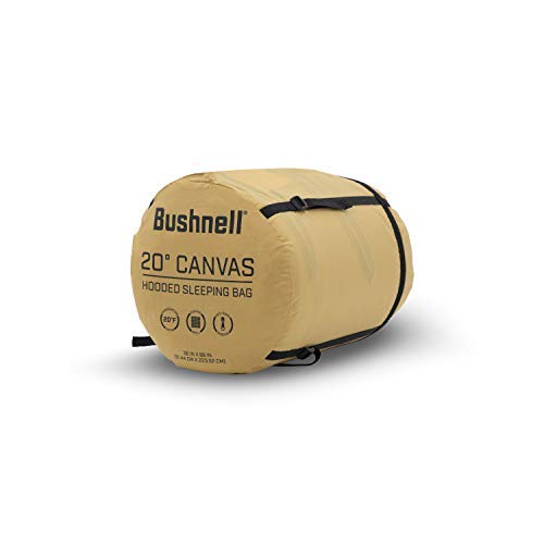 Bushnell 20-degree cold-weather sleeping bag ready for chilly nights.