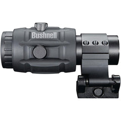 Bushnell 3X Magnifier side mount shows ambidextrous compatibility for flexible setups.