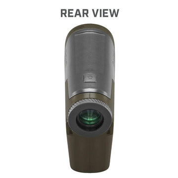 Bushnell Bone Collector 1800 rangefinder view in dawn or dusk for improved visibility.