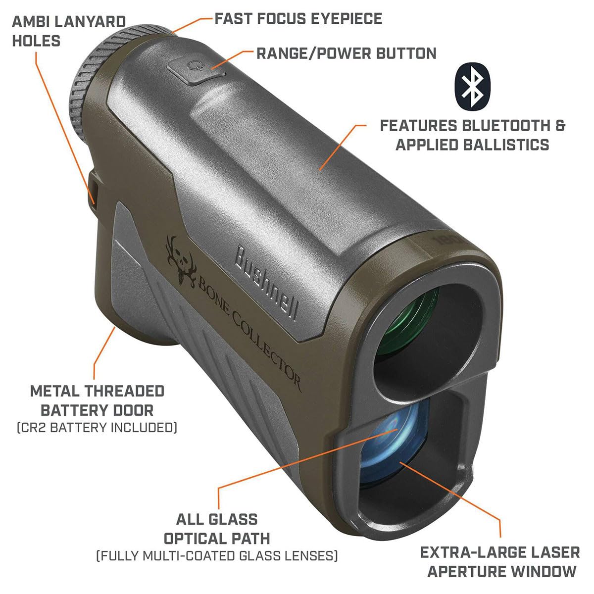 Bushnell Bone Collector 1800 rangefinder in field use during a hunt for reliable measurements.