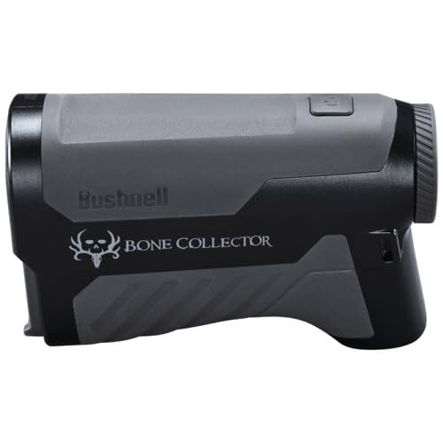 Bushnell BoneCollector 1000 rangefinder ARC technology display on angled terrain