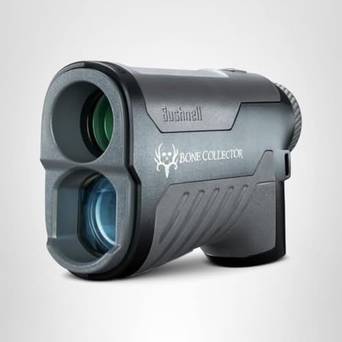 Bushnell BoneCollector 1000 rangefinder with case protecting gear during hunts