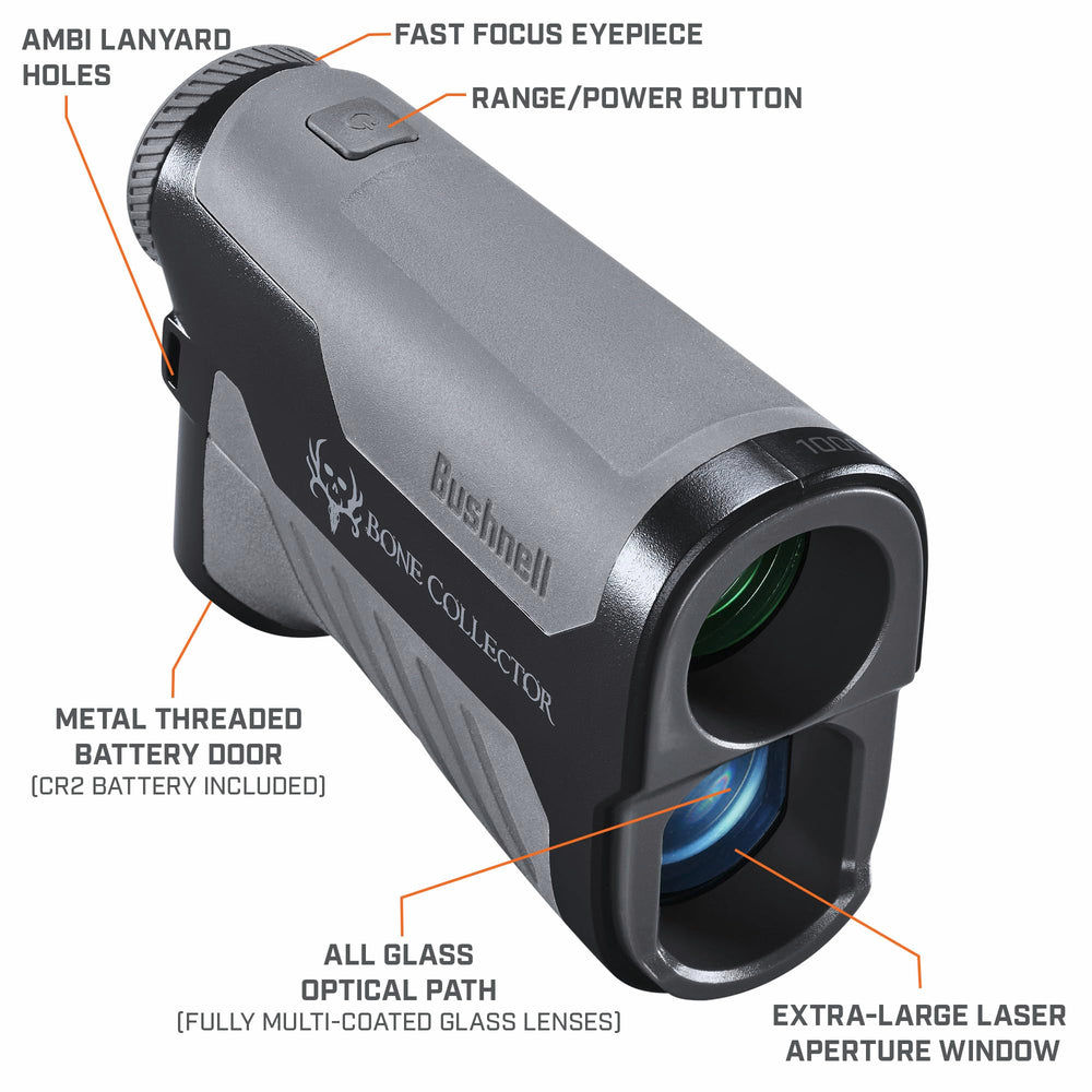Bushnell BoneCollector 1000 rangefinder rapid scan updates four times per second