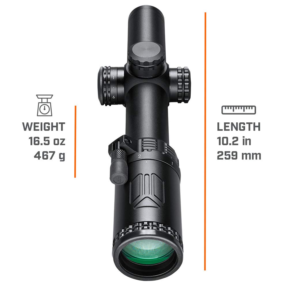 Bushnell BTR-1 AR optics illuminated reticles for low-light aiming scenarios
