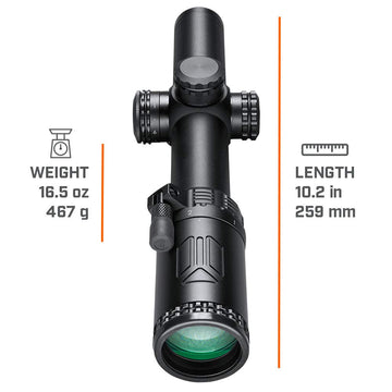 Bushnell BTR-1 AR optics illuminated reticles for low-light aiming scenarios