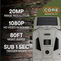 20MP image clarity sample from CelluCORE 20 Solar Trail Camera